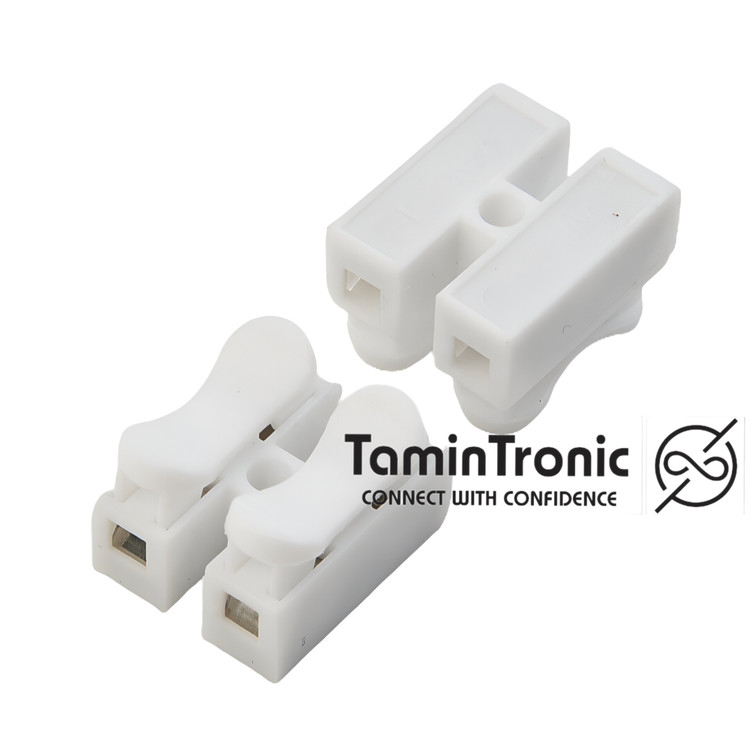 ترمینال فشاری ۲ پین ۲ به ۲ | Push Wire Connector دوخانه برق
