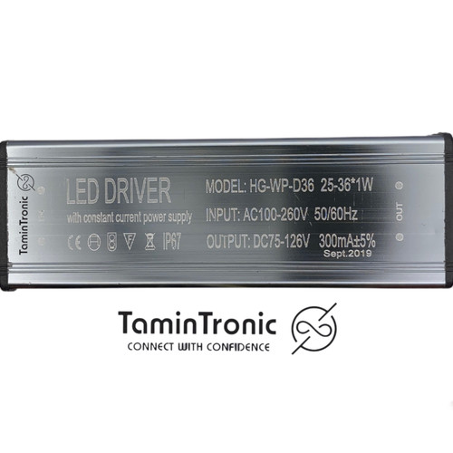 درایور ضد آب LED (25 تا 36 وات) IP67