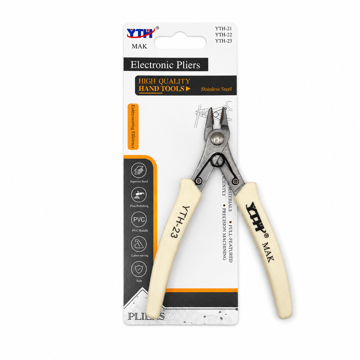 کف چین فولادی YTH-23 مناسب برش سیم و قطعات الکترونیکی