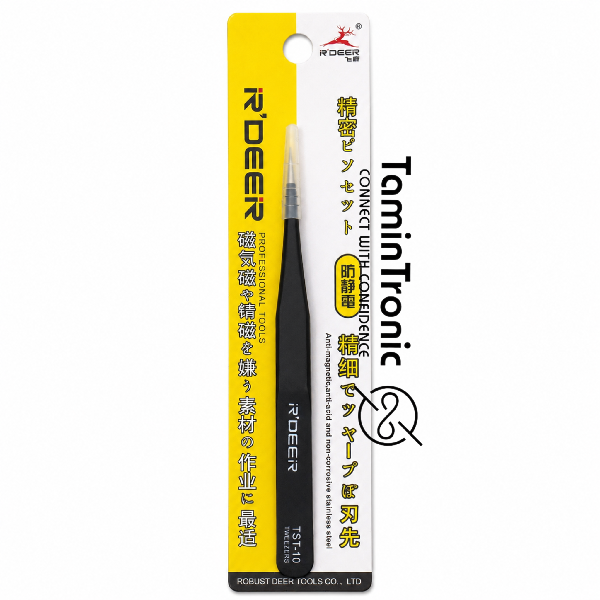 پنس سرصاف RDEER مدل TST-10 آنتی استاتیک